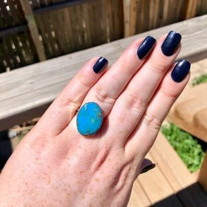 Sterling silver turquoise ring